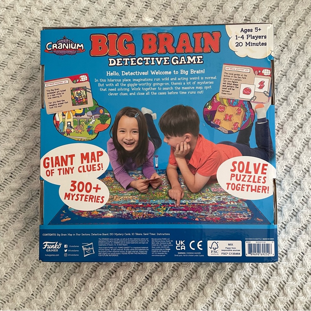 Cranium Big Brain Detective Game New - Picture 2 of 2